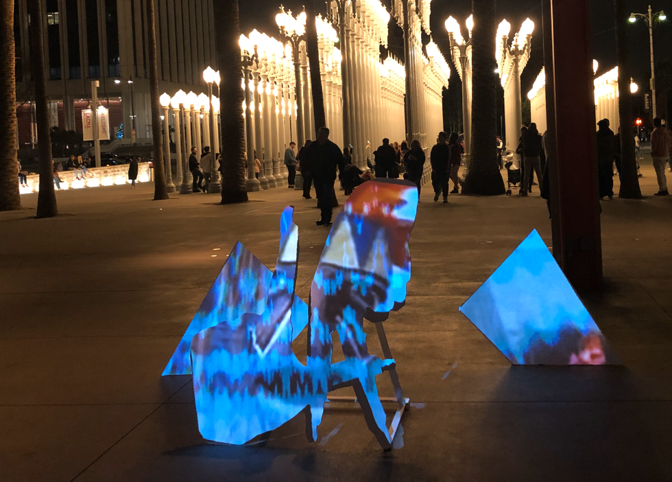 LACMA installation detail