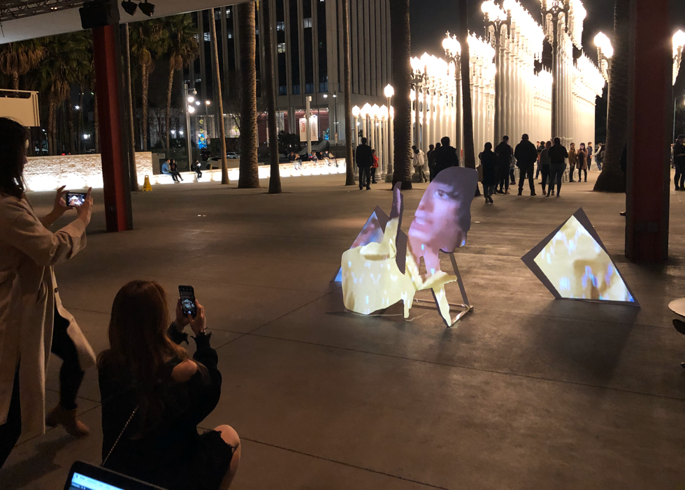 LACMA installation detail